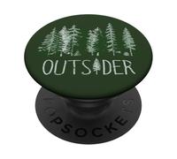 Forastero Bosque Bosque Fuera De La Rejilla Al Aire Libre Natur PopSockets PopGrip Adhesivo