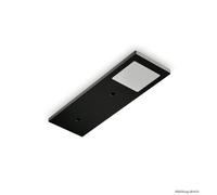 Forato LED Negro Mate, Set-2, 3000K Blanco Cálido