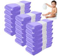 Forbabe 10pcs 4,5m Cubo de pañales Recarga Bolsas - Lila