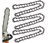Forbabe Cadena de sierra 1/4" 1,1 mm 64 TG 30 cm 3 piezas, cadenas de sierra de 12 pulgadas cadena de motosierra, accesorios de motosierras compatibles con motosierras Stihl MSA140, MSA140C, MSA160