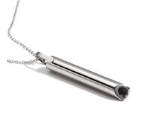 forbany Zenlace Dejar de Fumar, Hecho de Acero de Titanio de Elegante y Duradero Mejora el Sueño y la Concentración (Plata)