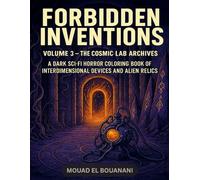 Forbidden Inventions: Volume 3 - The Cosmic Lab Archives: A Dark Sci-Fi Horror Coloring Book of Interdimensional Devices and Alien Relics (Forbidden Inventions Files)