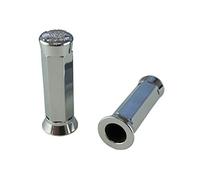 Forbikes 09-0150 CP.Puños de Aluminio «Eagle Fashion», cromados, L.135 mm