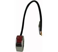 Forbikes 13-0160 Universal Acc Interruptor Manillar Aluminio CNC, Plata