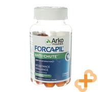 FORCAPIL Anti-chute para Pelo Pérdida 60 Gomitas Piel Uñas Comida Suplemento