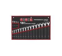 FORCE 5191C Kit de llaves poligonales / de boca