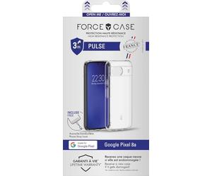 Force Case - Carcasa reforzada Pixel 8A Pulse Garantía de por Vida Transparente - ES