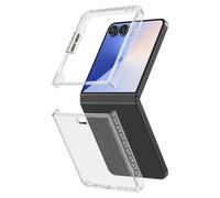 Force Case, Funda Duo para Galaxy Z Flip 7 con purpurina reciclada antigolpes
