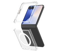 Force Case Funda para Galaxy Z Flip 7 Duo reforzada 2 m, Transparente