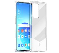 Force Case Funda Reforzada para Oppo Reno 6 Pro PURE, Transparente