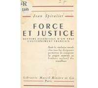 Force Et Justice (ebook)