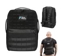 Force Fitness Mochila Rucking + Pesos, Mochila + 20 kg
