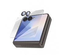 Force Glass Pack Protector 2.5D Galaxy Z Flip 7 con Lente, Transparente