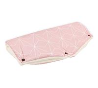Force Kids Poussette Muff Fine Diamante blanc sur vieux rose