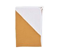 Force Kids Serviette à capuche Blanc/gaufrée Mustard