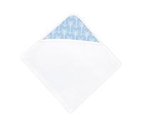 Force Kids Serviette à capuche flèches Blanc sur Bleu