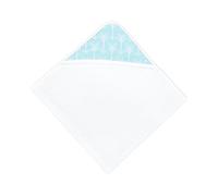 Force Kids Serviette à capuche flèches Blanc sur Menthe