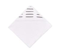 Force Kids Serviette à capuche gris ciselé sur blanc