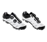 Force Lady Points Zapatilla Ciclismo, Adultos Unisex, Blanco-Negro, 38