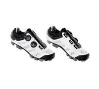 Force Lady Points Zapatilla Ciclismo, Adultos Unisex, Blanco-Negro, 39