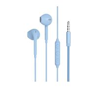 FORCE PLAY Auriculares con conector de 3,5 mm y diseño reforzado, Azul
