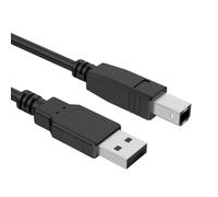 Force Power Cable USB-B Macho a USB-A Macho 2.0 para impresora de 3m,