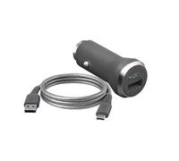 Force Power, Cargador de mechero de 2,4 A y cable micro USB a USB-A de 1,2 m