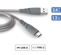 FORCE POWER FPCBLAC1.2MRG - Cable Ultra Reforzado A/C 3A 1.2m Reciclado Gris