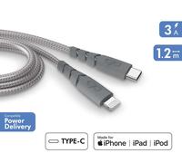 FORCE POWER FPCBLMFIC1.2MRG - Cable ultra reforzado C/MFI 3A 1.2m reciclado gris