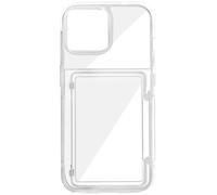 Forcell Carcasa para Apple iPhone 15 con tarjetero, Transparente