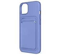 Forcell Carcasa para iPhone 12 / 12 Pro Silicona Flexible Tarjetero, Violeta