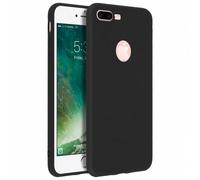 Forcell Soft Touch Funda de Silicona Negra para iPhone 7 Plus / 8 Plus