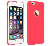 Forcell Soft Touch Funda de Silicona Roja para iPhone 6 / 6S