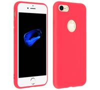 Forcell Soft Touch Funda de Silicona Roja para iPhone 7 / 8