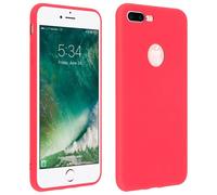Forcell Soft Touch Funda de Silicona Roja para iPhone 7 Plus / 8 Plus