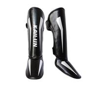 ForceRoute MMA Shin Pierna Guardia,Muay Thai espinillera,Espinilleras La Lucha contra El Combate,Tibiales Muay Thai,AmortiguacióN,Ajustable,Comfort,para Kickboxing,Sparring,KáRate,Entrenamiento