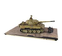 Forces of Valor Waltersons MP-912042D - Campaña Tiger I Tunisia a Escala 1:32 (Modelo de producción Inicial) Heavy King Tank de Metal Fundido a presión, Coleccionable Militar, Amarillo del Desierto