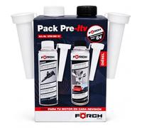 FORCH Pack Pre ITV Diesel Antihumos, Limpia Inyectores y Limpiador FAP, Reduce Emisiones y Humo Negro, Kit 2 x 250 ml