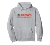 Ford Bronco 1966 All-Purpose Vehicle Logo Sudadera con Capucha