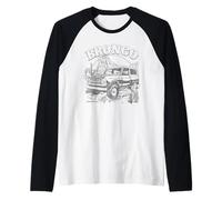 Ford Bronco Desert Black Mono Camiseta Manga Raglan