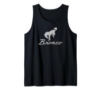 Ford Bronco Gray Logo Camiseta sin Mangas
