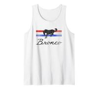 Ford Bronco Logo Stripes Camiseta sin Mangas