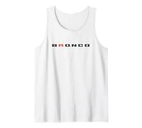 Ford Bronco R Rectangular Logo Camiseta sin Mangas