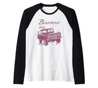Ford Bronco Wild West Camiseta Manga Raglan