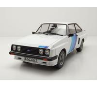 Ford Escort MK2 RS 2000 X-Pack 1977 Modelo Die-Cast 1:18 Azul Blanco MCG