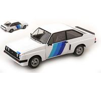 Ford Escort Mki II Rs 2000 X / Pack 1977 Blanco / Luz LED Azul Decals 1:18