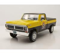 Ford F-100 Pick-Up Cama Cubierta 1968 Amarillo Negro Armor All 1:24 Greenlight