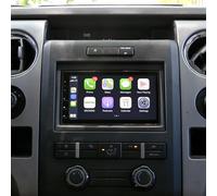 Ford F-150 (2009-2014) Doble DIN con Kit de salpicadero, Radio de Pantalla táctil, Adaptador de Antena, inalámbrico Apple CarPlay/Android Auto, Bluetooth, Entrada de cámara, Carga rápida,