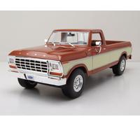 Ford F-150 Pick-Up 1979 Braun Crema Coche a Escala 1:18 Maisto