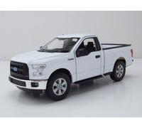 Ford F-150 Regular Cab Pick Up 2015 Blanco Modelo De Coche 1:24 Welly